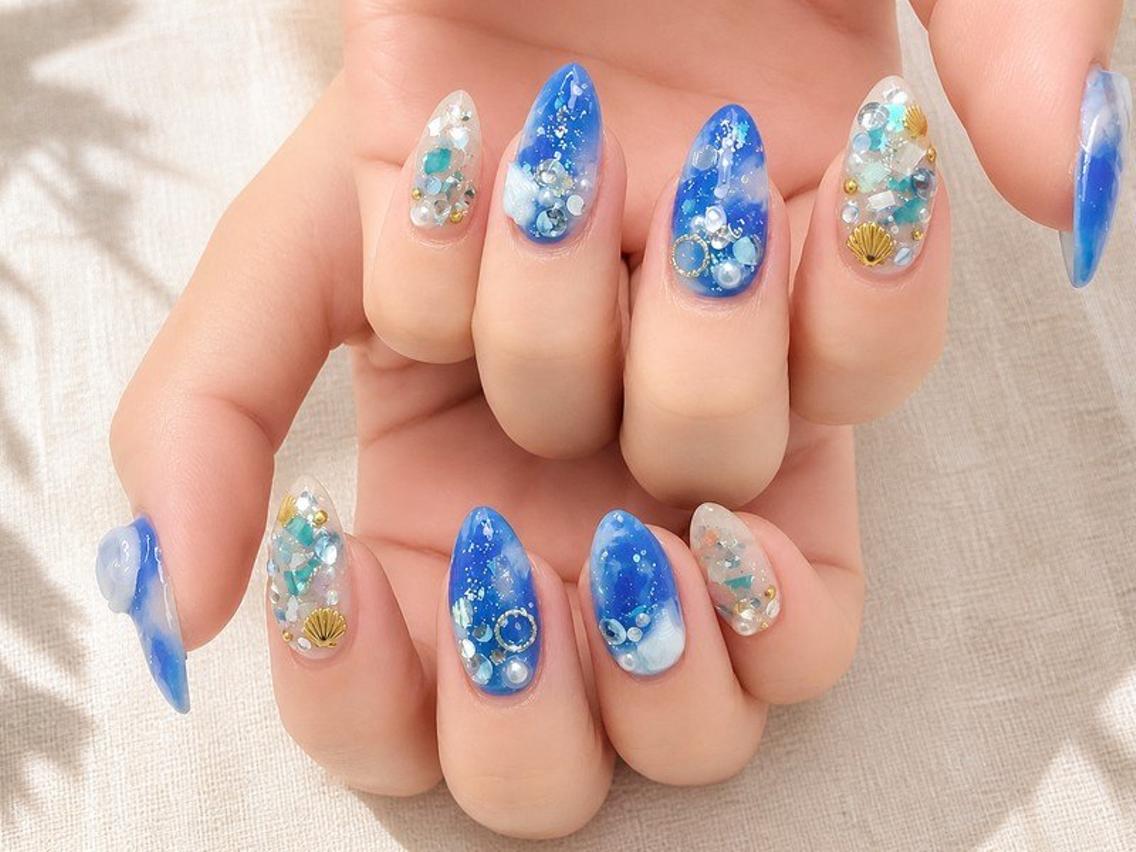 ネイル ニュアンスネイル ハンドネイル Lili Nail Studio西荻窪店のネイルデザイン