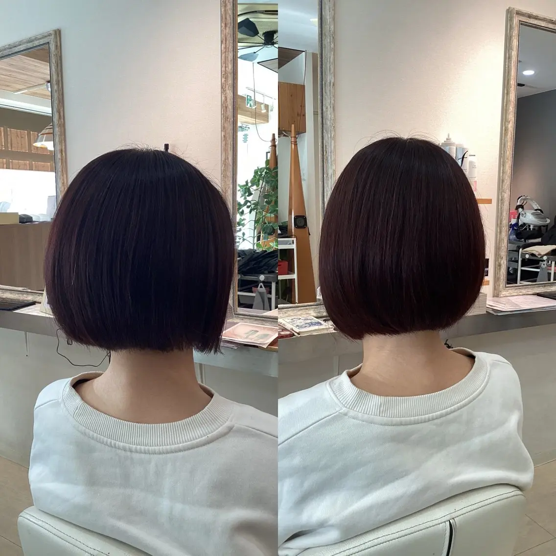 ショート カット ヘアカラー hair bonitaのヘアスタイル
