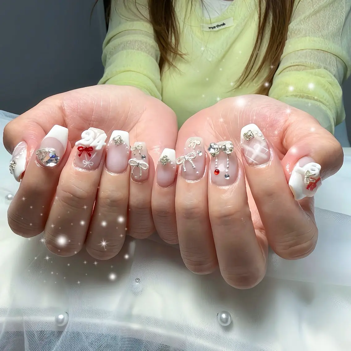 ネイル 持ち込み ハンドネイル pinky museのネイルデザイン