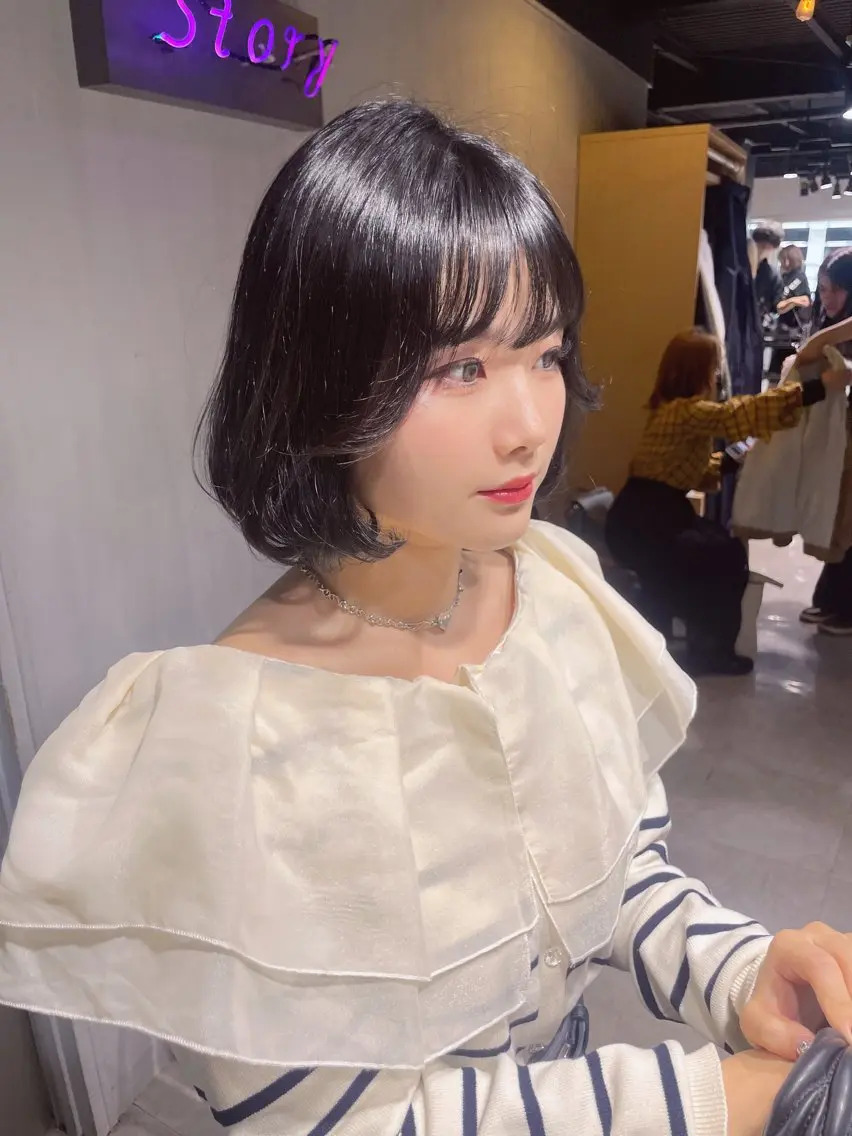 ショート カラー カット ヘアカラー トリートメント ヘッドスパ ヘアセット 🦋ハイトーンボブ ショート🦋トシキのヘアスタイル