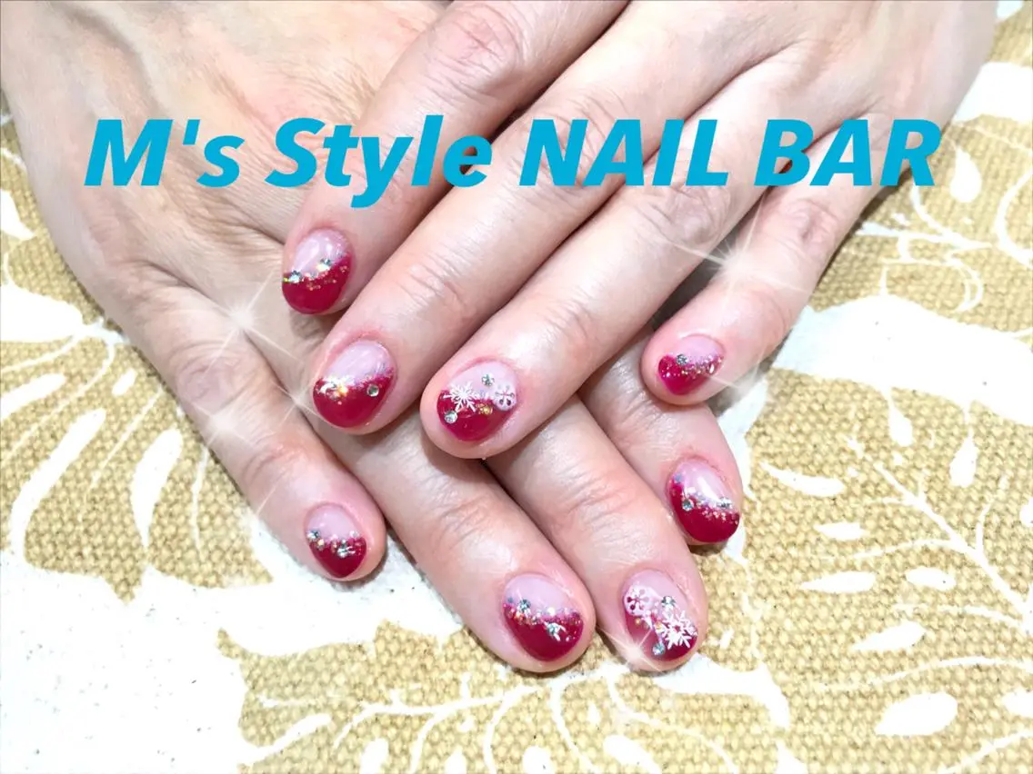ネイル ボルドー ハンドネイル M's Style NAIL BARのネイルデザイン