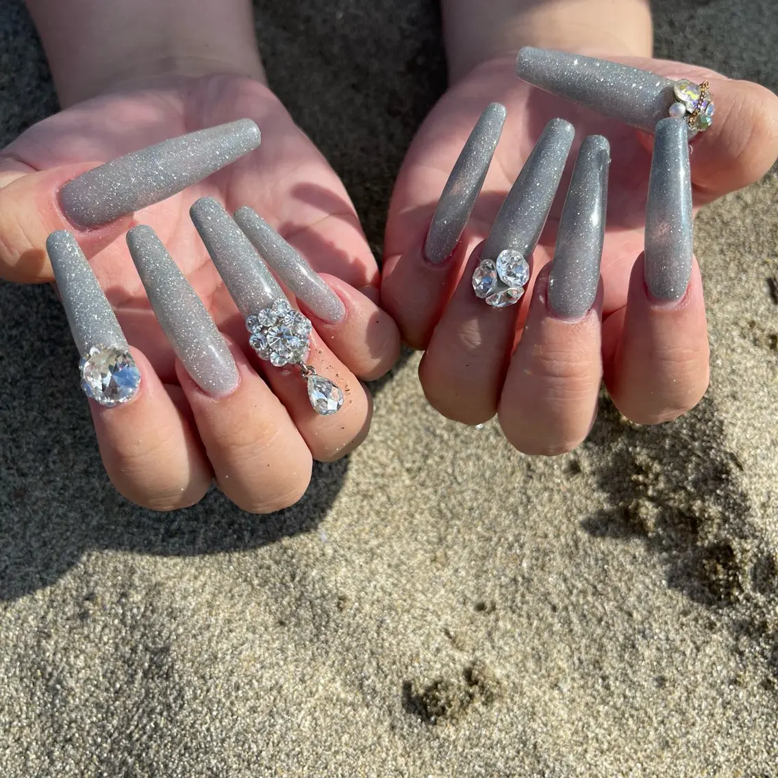 スカルプ*チップ💅 ワンカラーorラメグラの写真