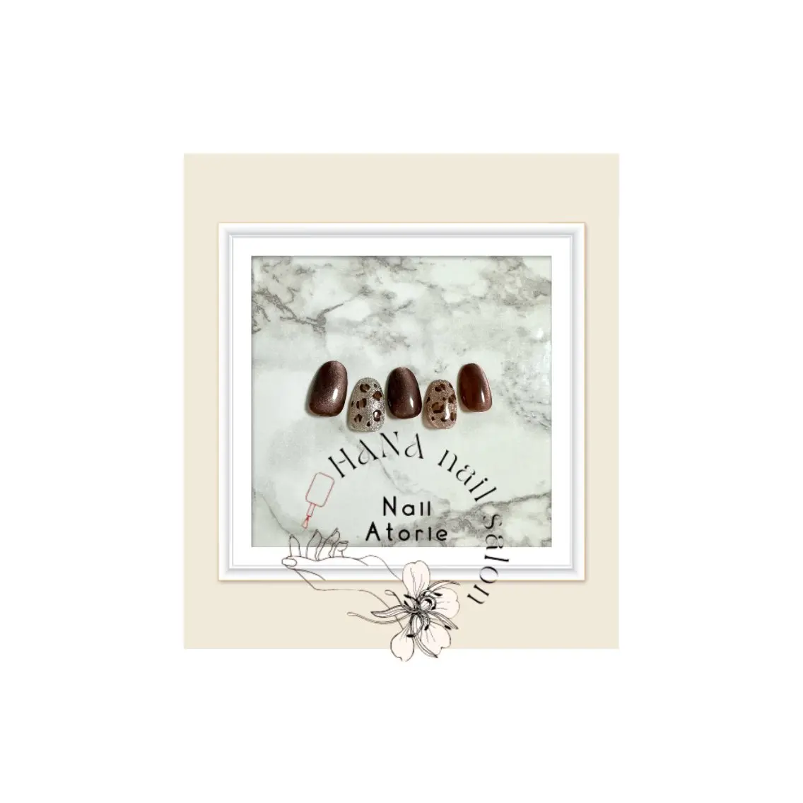 ネイル シンプルネイル ハンドネイル HaNA 　nail salonのネイルデザイン