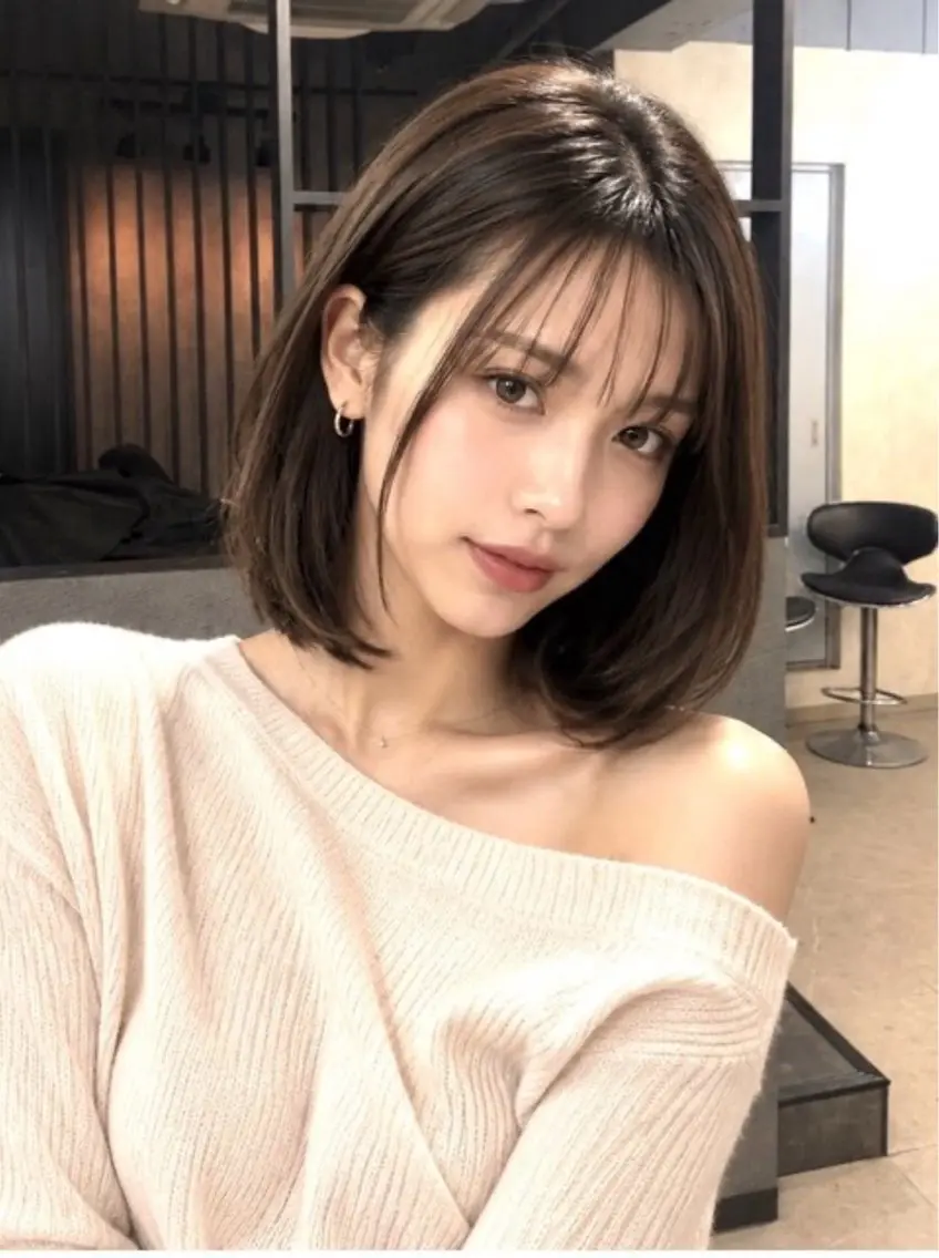 ショート カラー カット ヘアカラー トリートメント 新宿/髪質改善/推し カラー/Satukiのヘアスタイル