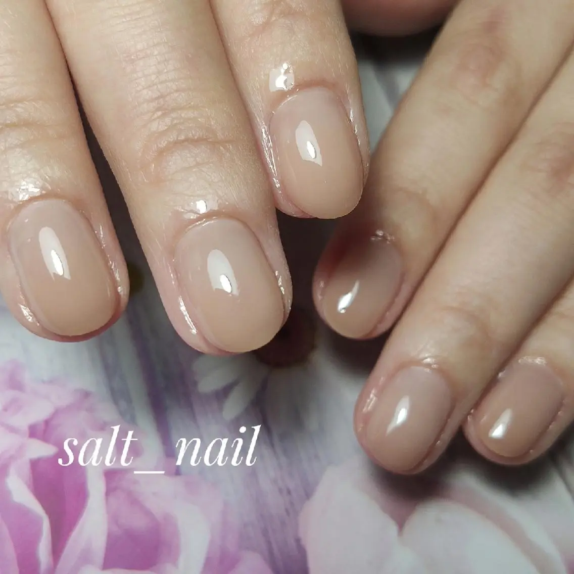 ネイル ワンカラーネイル ハンドネイル 個人サロン saltnailのネイルデザイン