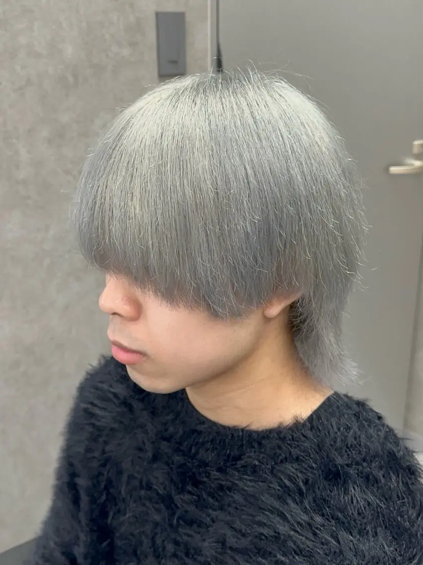 カラー パーマ メンズ メンズブリーチ ブリーチ カット ヘアカラー 札幌メンズ指名 No. 1/光👑のヘアスタイル