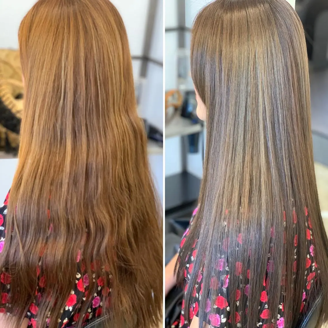 ロング くせ毛 ハイライト PAIR MIKIのヘアスタイル