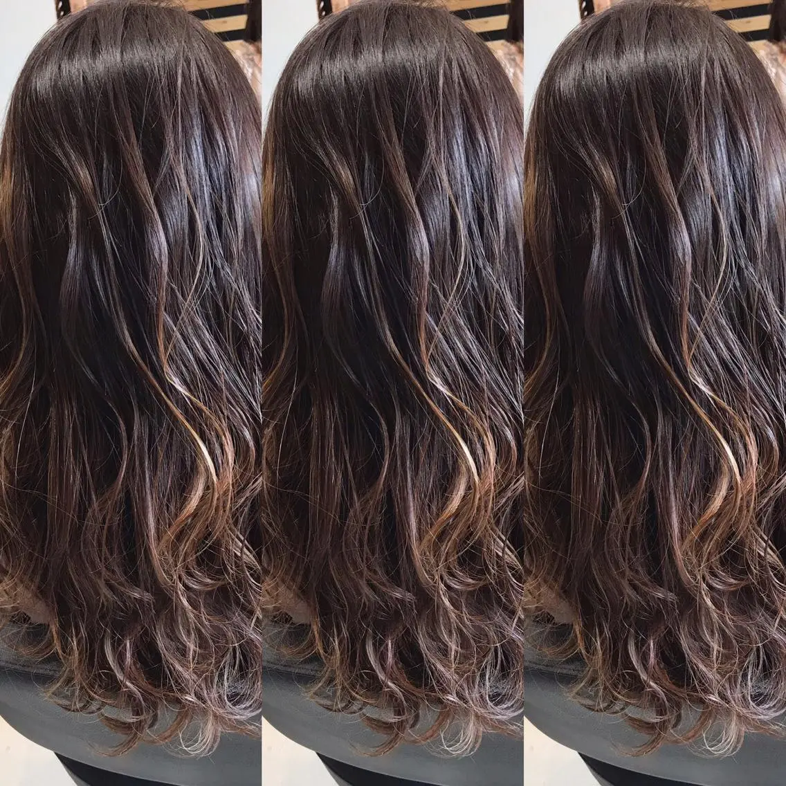 ロング カラー グラデーションカラー ハイライトカラー ハイライト ヘアカラー 大久保 隆蔵のヘアスタイル