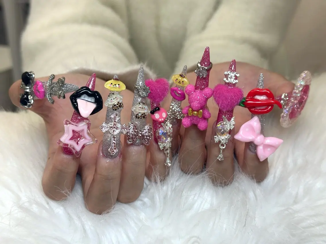 ネイル アートネイル ジェルネイル マグネットネイル ハンドネイル JennNail_ マオのネイルデザイン