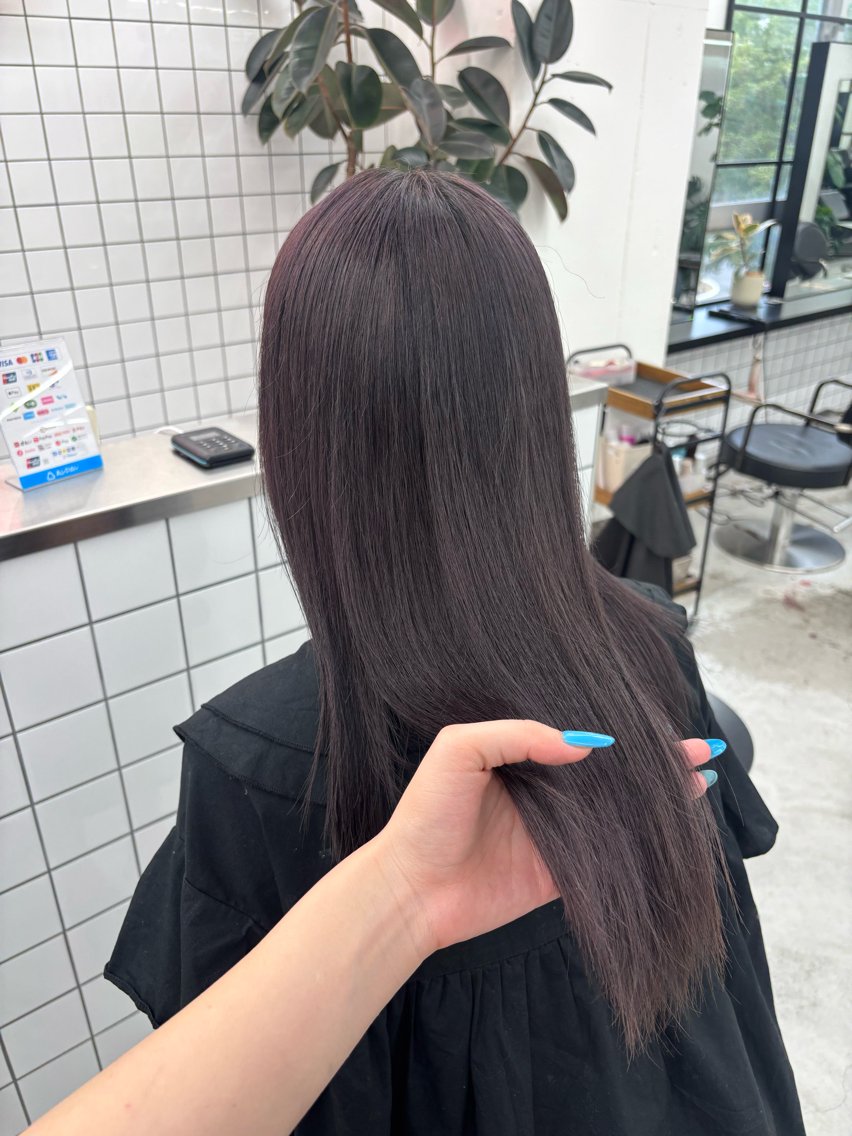 セミロング カラー ヘアアレンジ カット ヘアカラー 夕羽夢🍓矢場/ JILLSTUDIOのヘアスタイル
