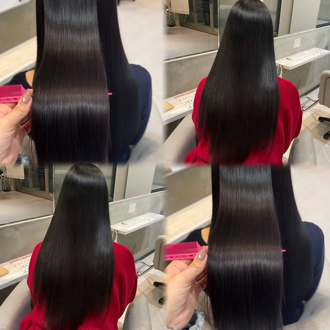 ☘縮毛矯正☘＋✂️カット✂️＋オージュアトリートメント付き！ツヤツヤなストレートになりたい方にオススメです👌の写真