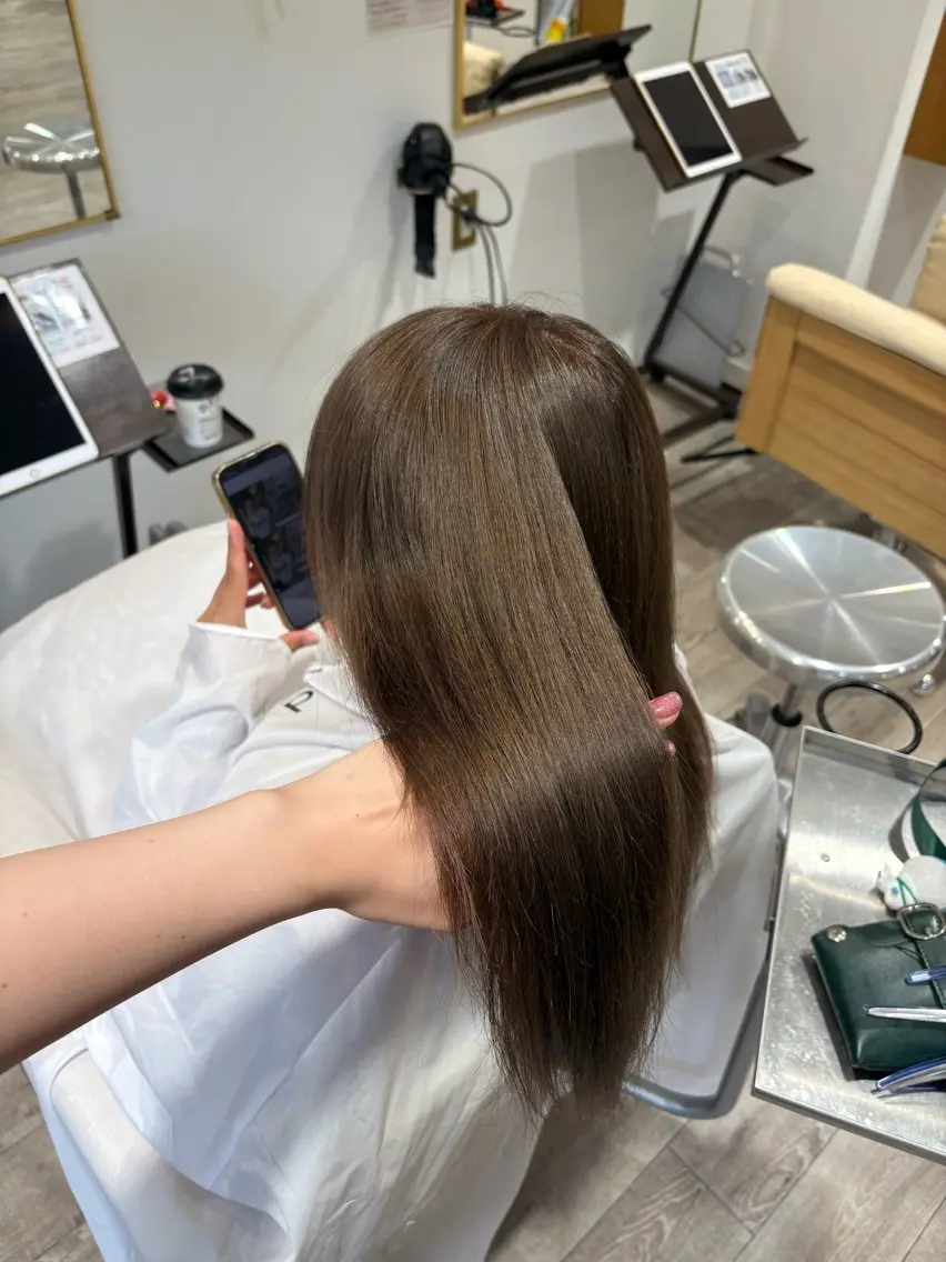 カラー ブリーチ ヘアカラー ブリーチカラー/茨木 𝙨𝙖𝙠𝙞💚のヘアスタイル
