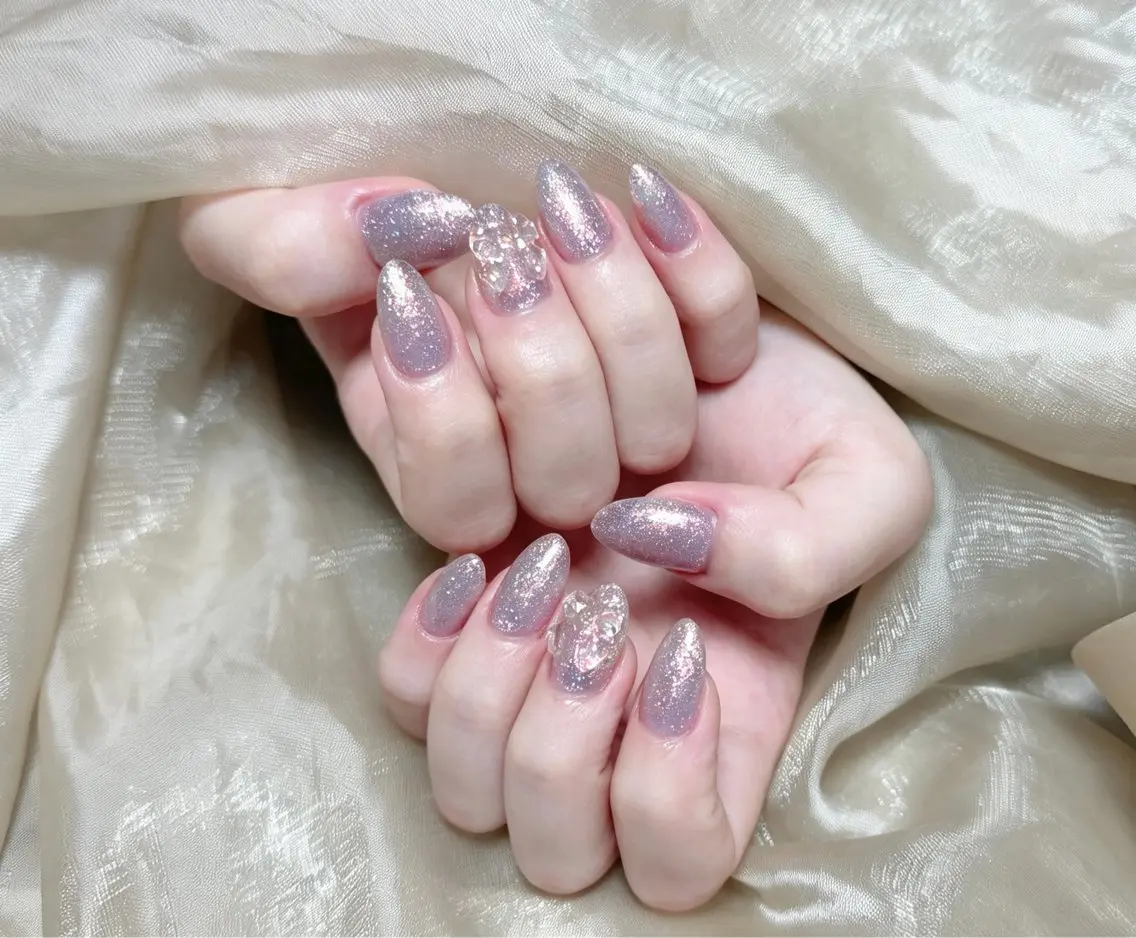 ネイル チークネイル 長さ出し フレンチネイル ジェルネイル 韓国ネイル ハンドネイル Lucky Nail Salon❶のネイルデザイン