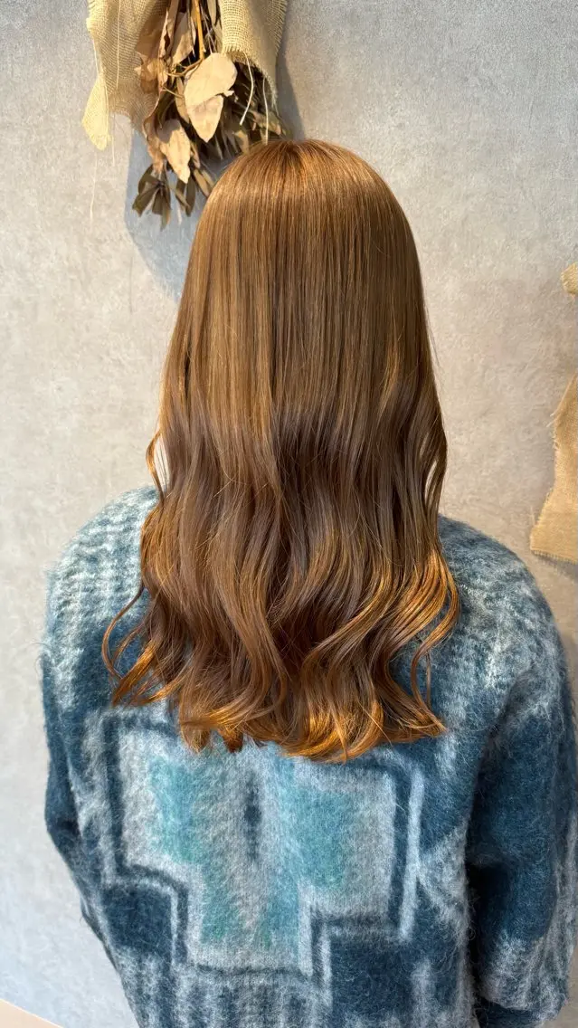 ロング カラー 入田 勝稔のヘアスタイル