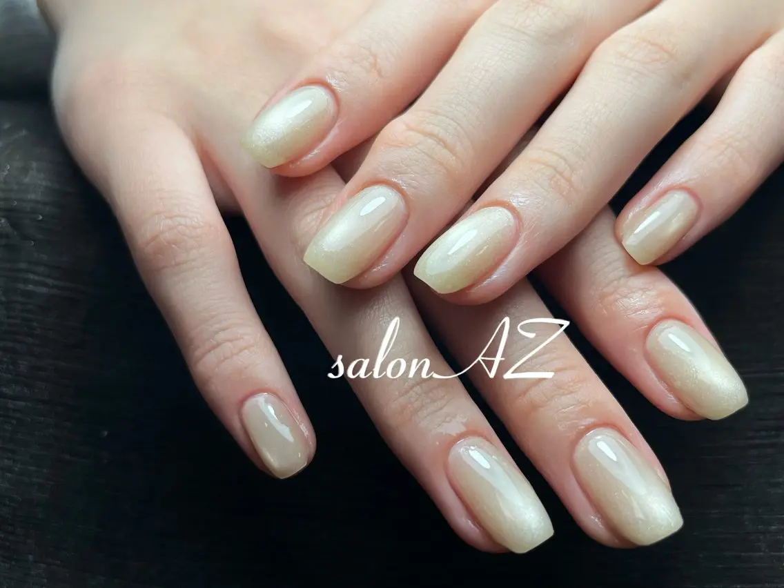 ネイル 桜ネイル 長さ出し フットネイル フレンチネイル ジェルネイル salon AZのネイルデザイン