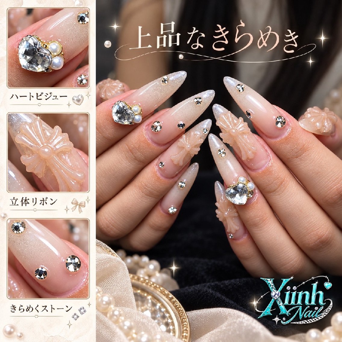 ネイル チークネイル 桜ネイル 長さ出し フットネイル ジェルネイル ハンドネイル XIINHNAIL 船橋店 馬詰ちゃんのネイルデザイン
