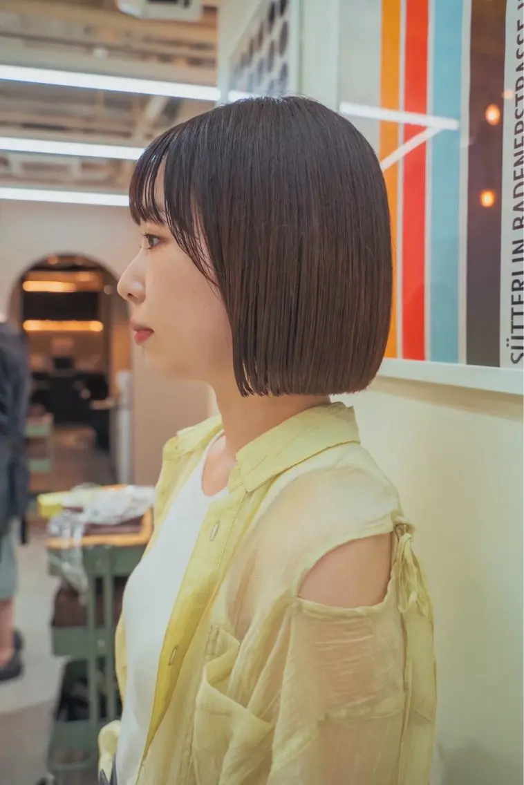 ショート カラー カット 割引中‼️縮毛矯正 船橋駅5分/鈴木杏美のヘアスタイル