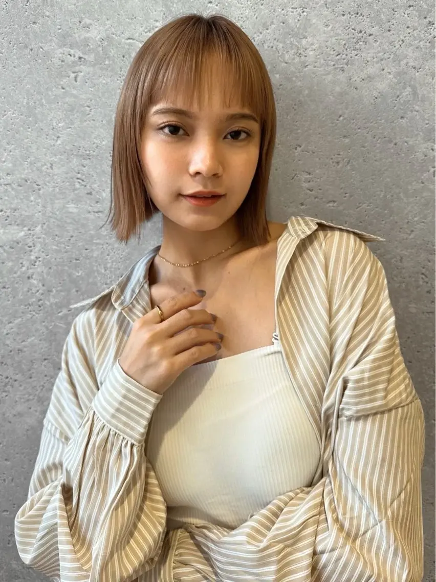 ショート カラー 透明感カラー🫧✨ mayuのヘアスタイル