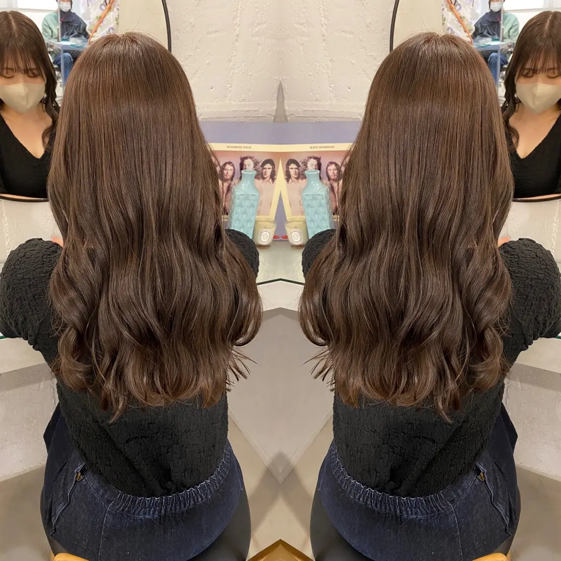 セミロング カラー パーマ カット ヘアカラー パーマ トリートメント レイヤーカットのプロ 大人ヘア宮森貴志のヘアスタイル