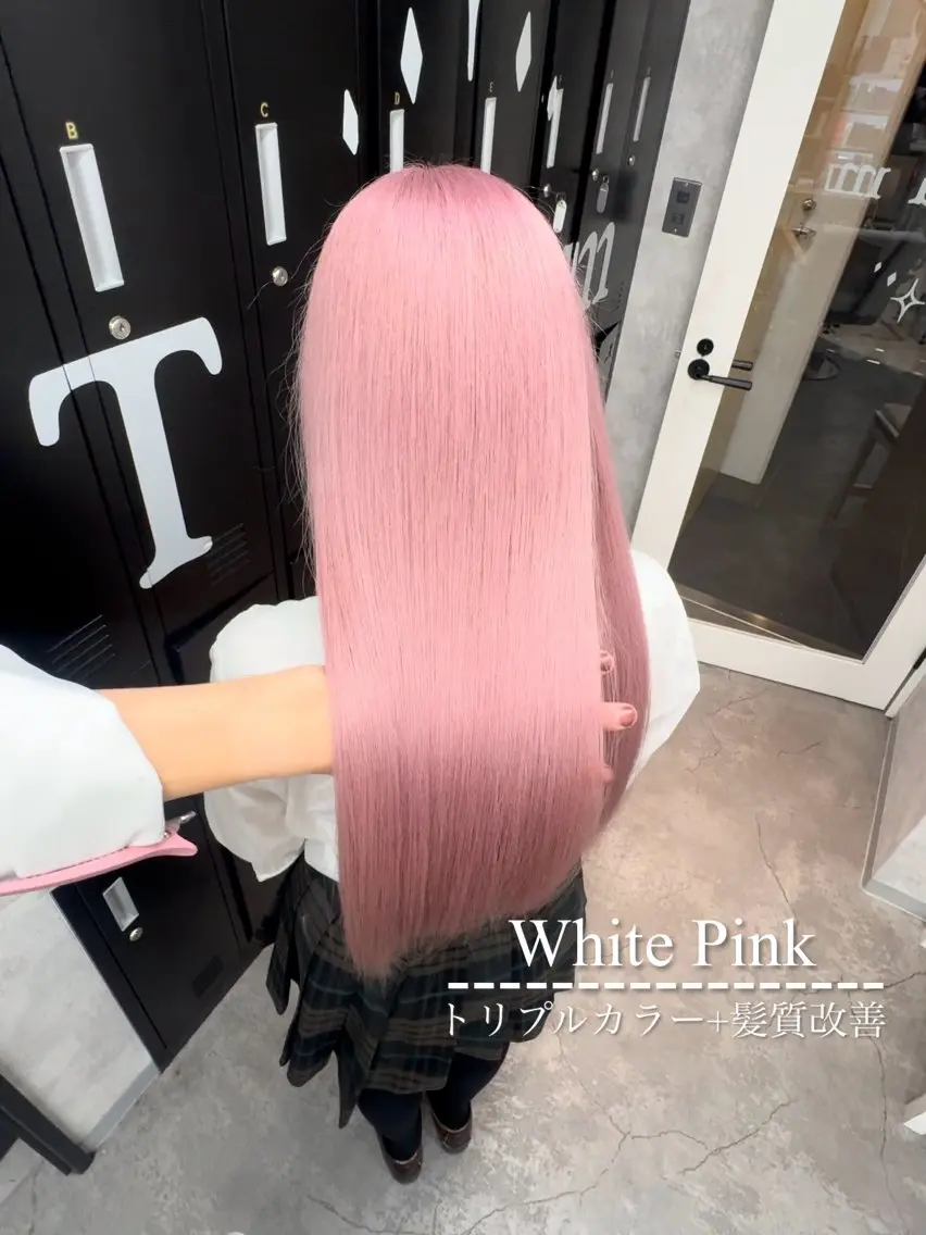 セミロング カラー シールエクステ ベージュカラー 黒髪 ブリーチ ブロンド ヘアカラー 最高級シールエクステ 🏆絶対可愛くタクミのヘアスタイル