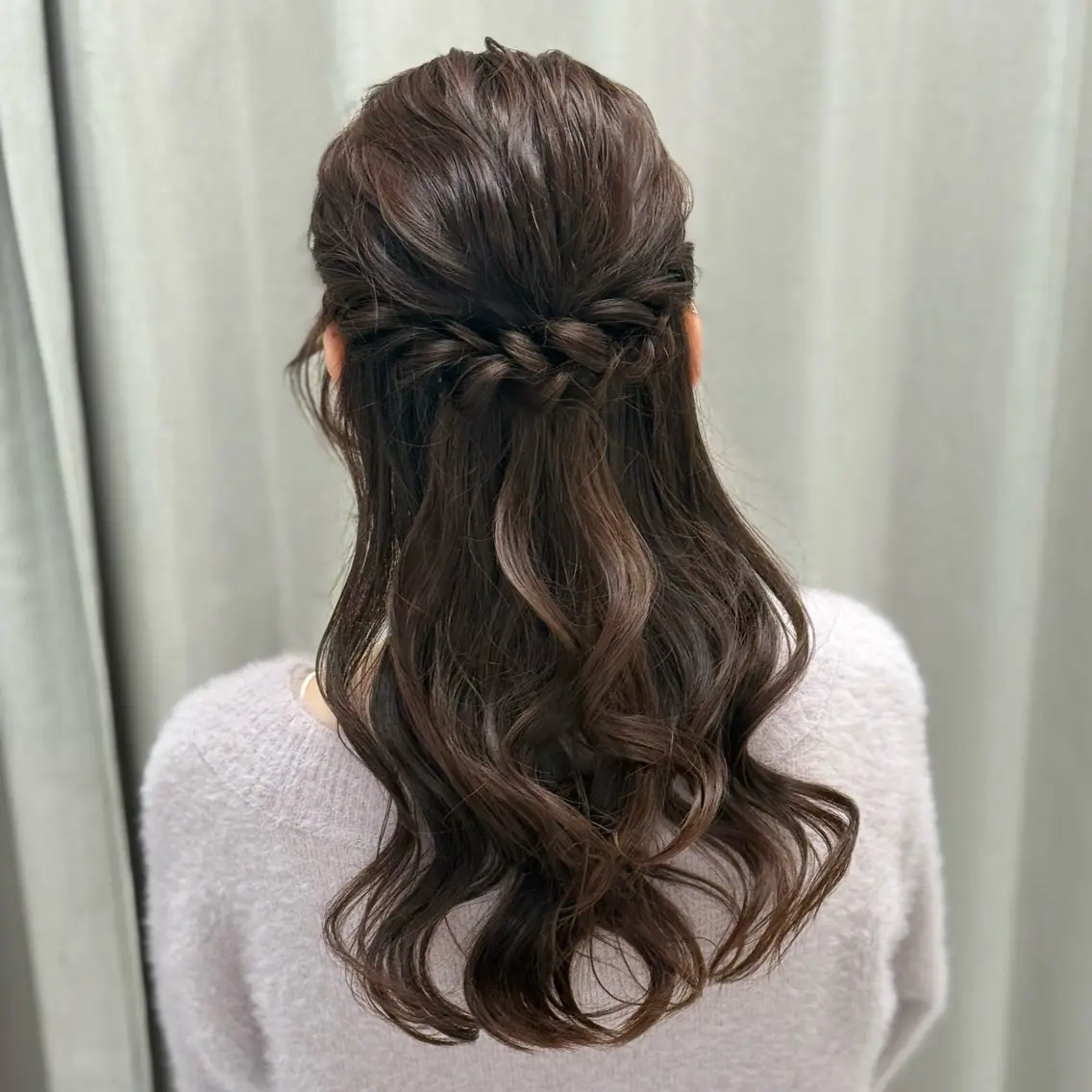 ロング ヘアアレンジ ハーフアップ 伴 麻彩のその他イメージ