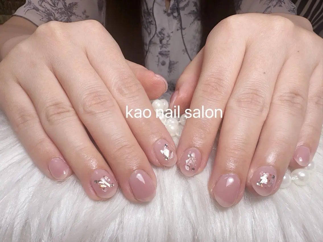 ネイル ハンドネイル kao nail マグネット/長さだしのネイルデザイン