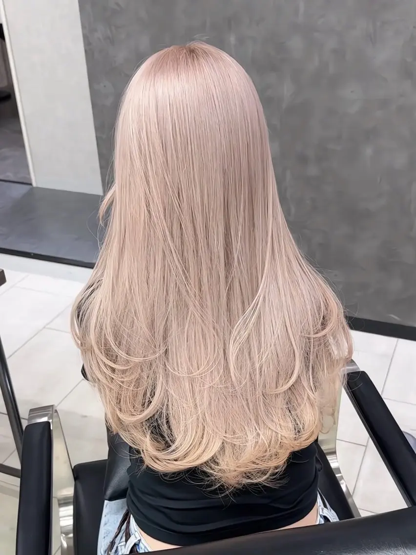 ロング カット ヘアカラー トリートメント ayano ♡のヘアスタイル
