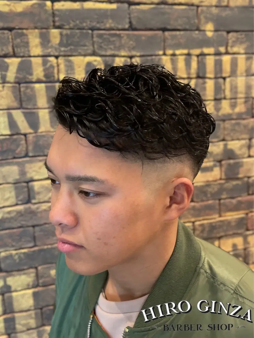 ショート パーマ カット ヒロ銀座 石川 昂のヘアスタイル