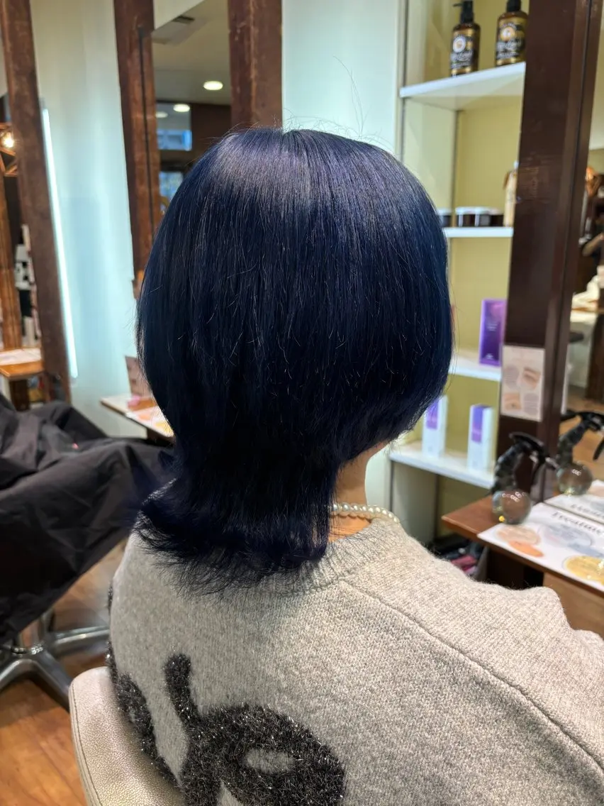 ミディアム カラー ハイトーン/ブリーチ 🦋デザイン森山陽向のヘアスタイル