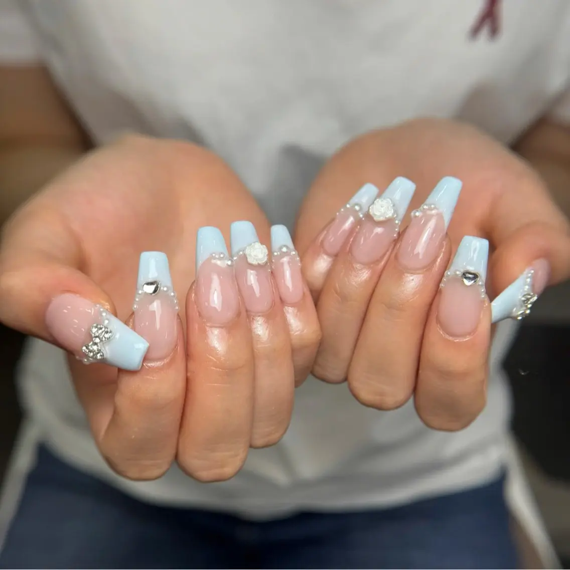 ネイル 長さ出し ジェルネイル 持ち込み オフィスネイル ワンカラーネイル Michi Nail Staffのネイルデザイン