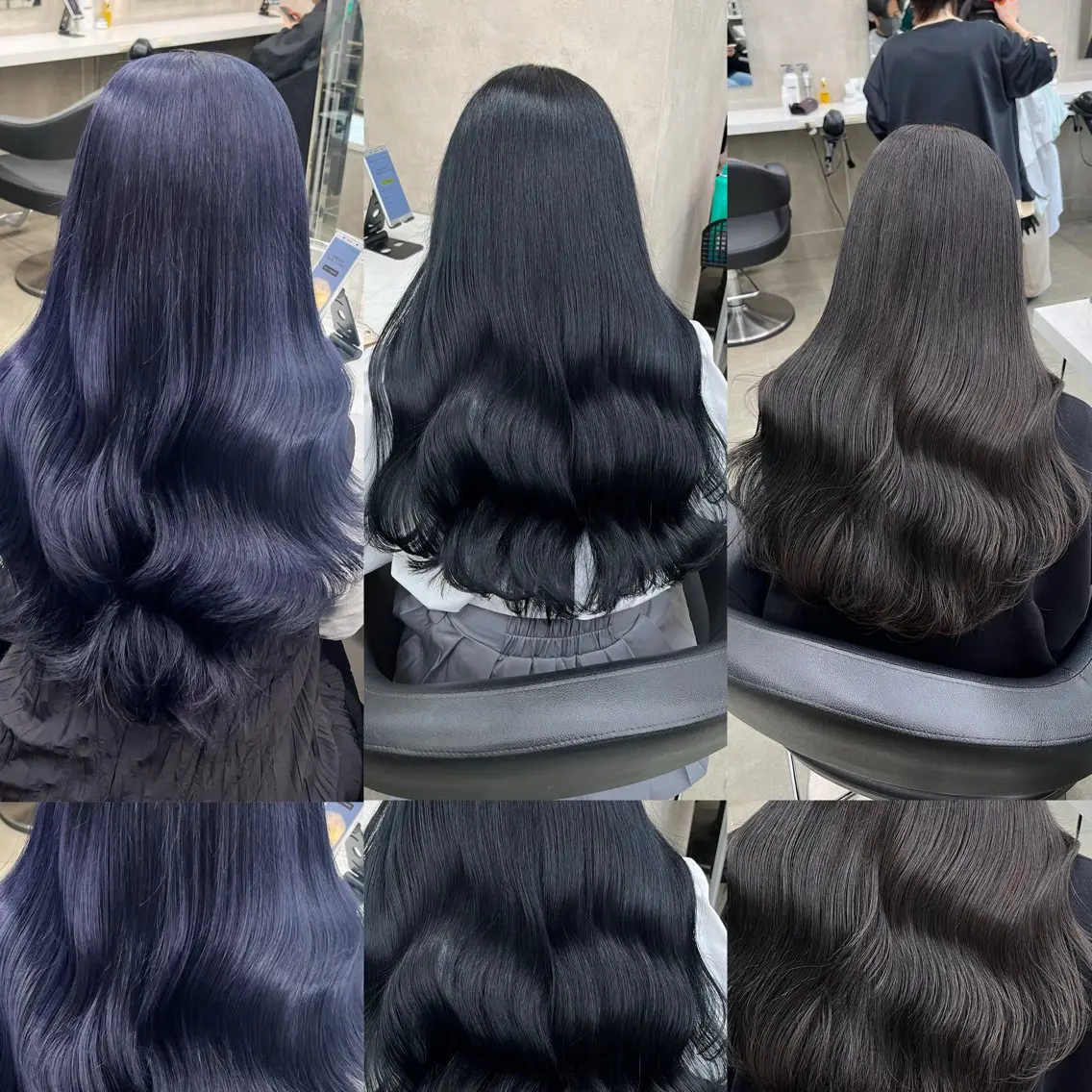 ロング ヘアカラー トリートメント ヘッドスパ ヘアセット 寒色/ベージュヘア ブリーチありMiOのヘアスタイル