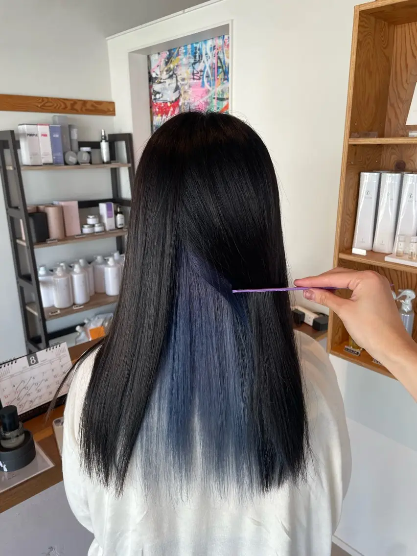 🎀 ᩚインナーブリーチ＋カラー🎀 ᩚ(＋550円ロング料金)の写真