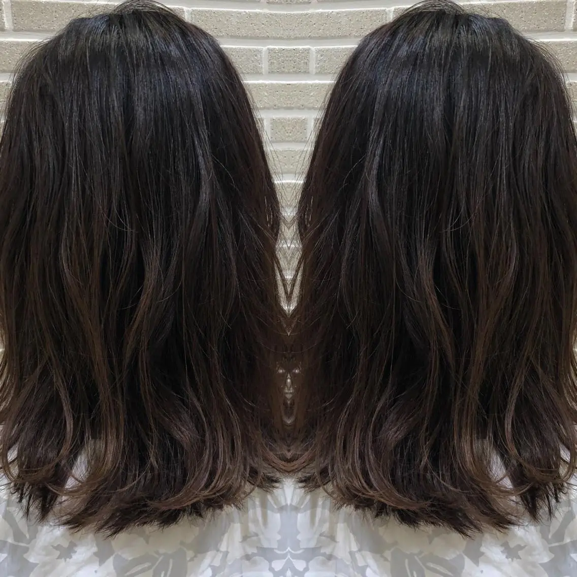 
![ミディアム カラー カット ヘアカラー トリートメント 山北 咲子のヘアスタイル