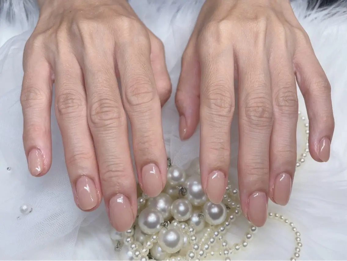 ネイル ワンカラーネイル ハンドネイル my nail plus 野江内代のネイルデザイン