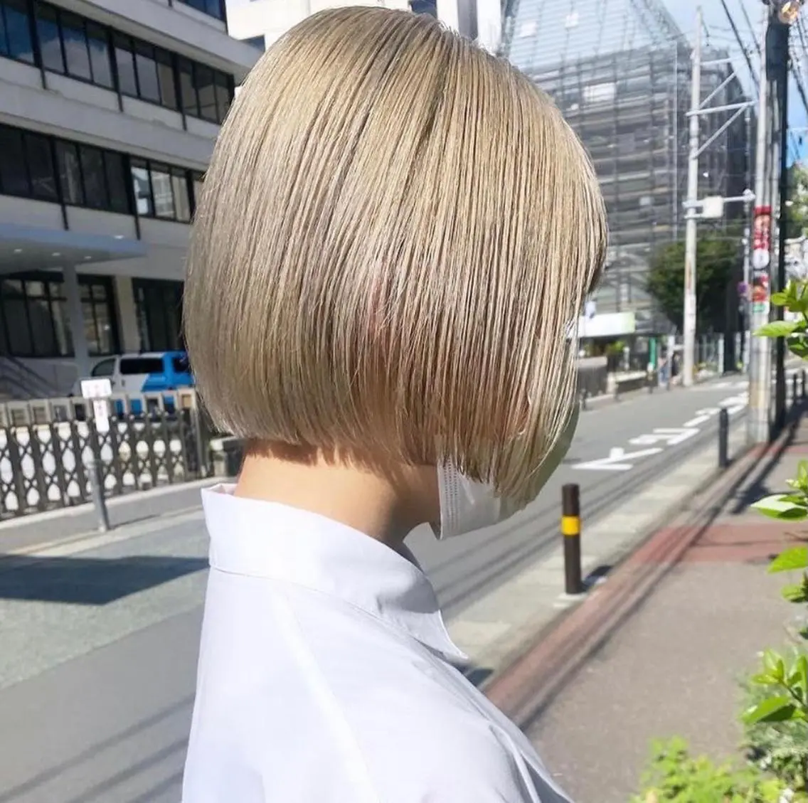 ショート カラー ヘアアレンジ ヘアカラー トリートメント 福岡似合わせレイヤー /ウルフ/ハイトーンのヘアスタイル