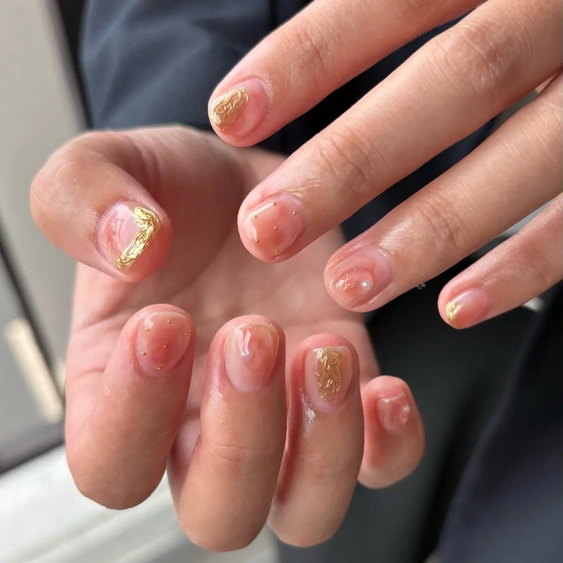 ネイル ハンドネイル カメレオン京橋🌻 草葉由佳のネイルデザイン