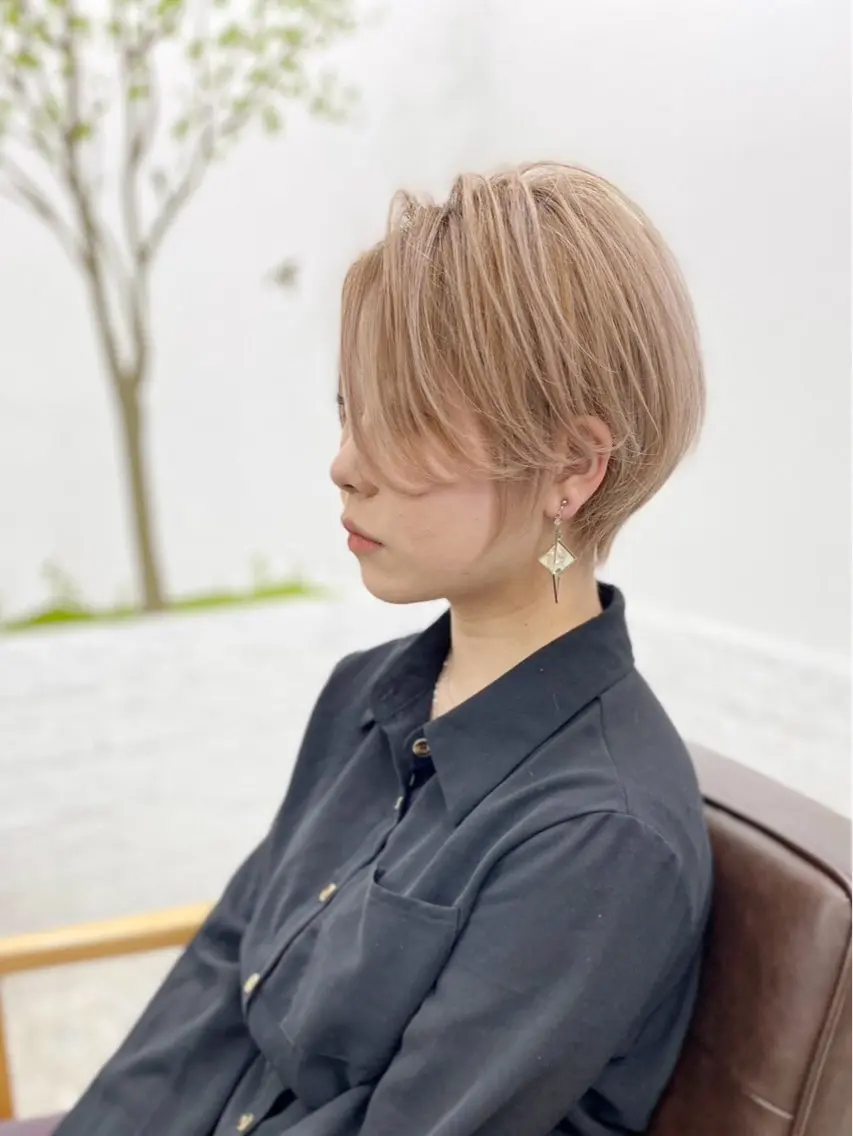 ショート カラー ショート特化 💐川崎希💐のヘアスタイル