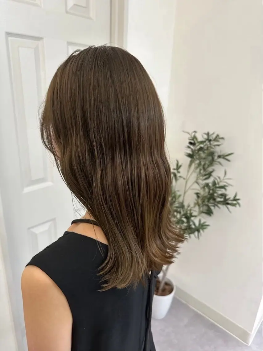カラー hinata 🩵のヘアスタイル