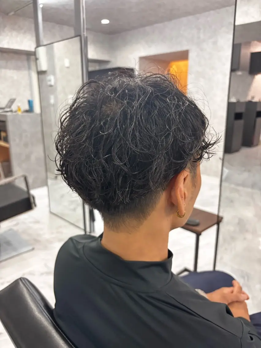 パーマ メンズ メンズパーマ Men's Rico Chihayaのヘアスタイル