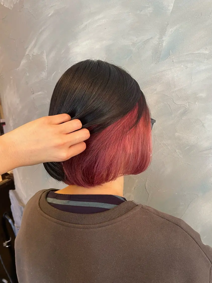 ミディアム hair make echo滿木あい花のヘアスタイル