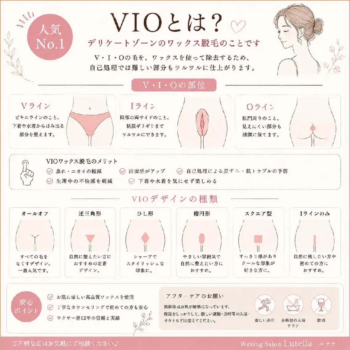 WaxSalon　 Lutellaルテラのエステ・リラクイメージ