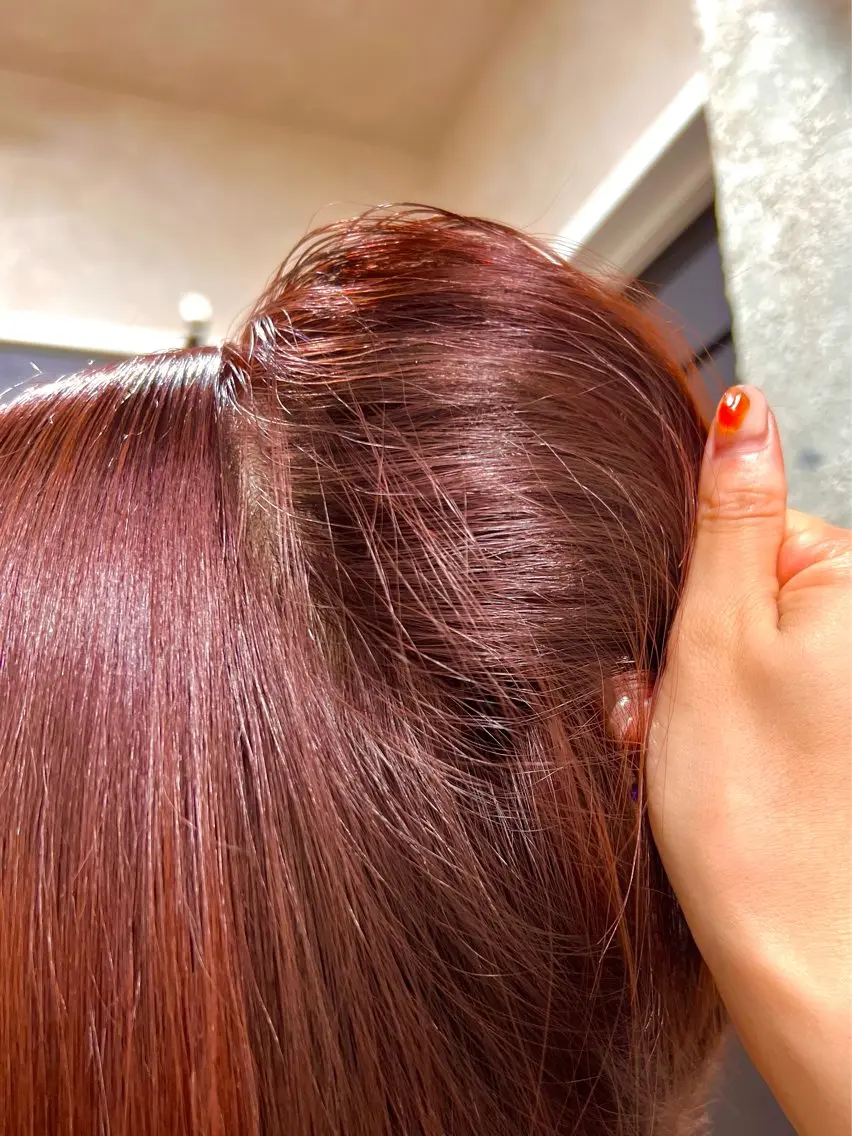 ミディアム カラー 長田 すみれ子のヘアスタイル