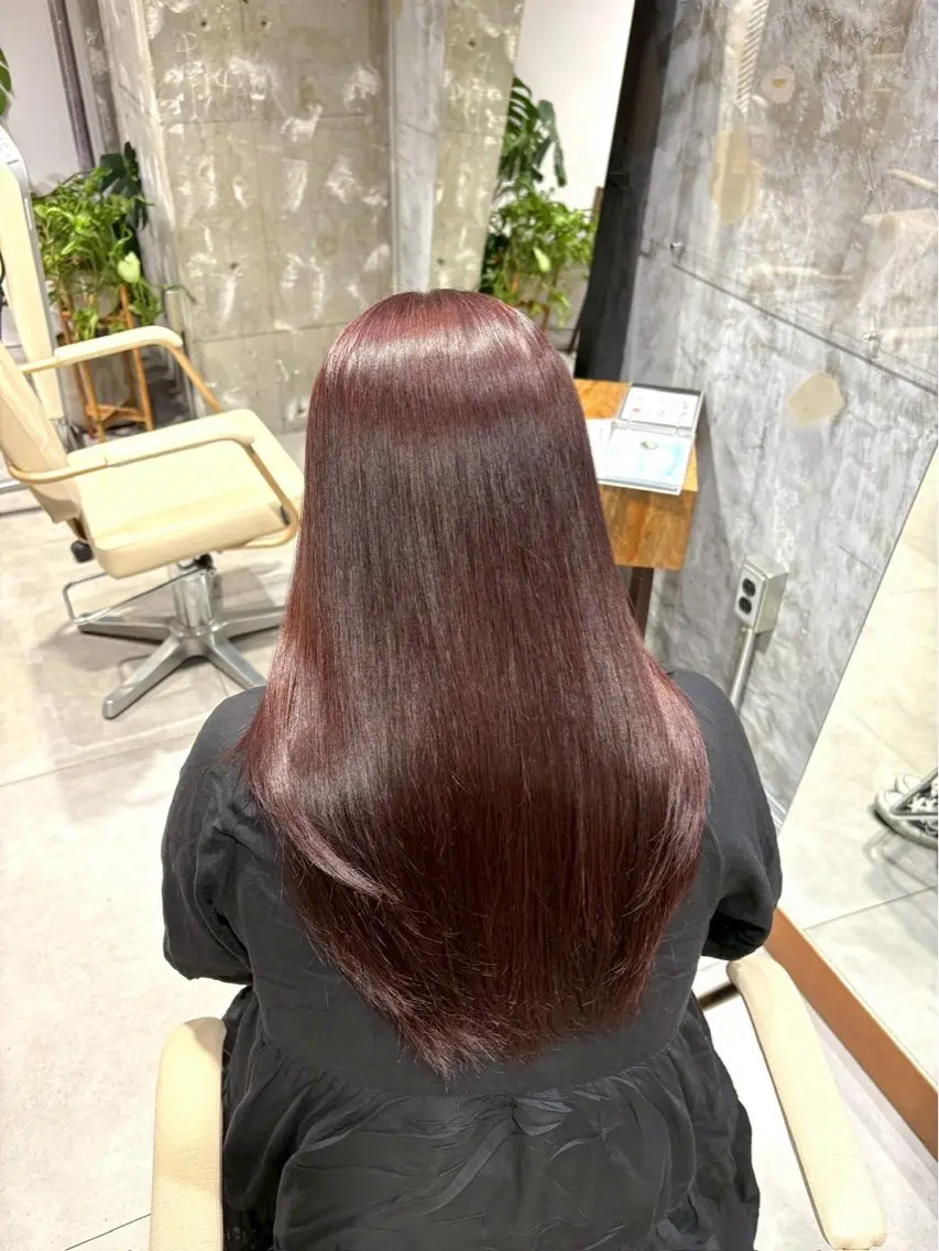 【20時から限定】暖色カラー🍁🛵ワンカラー&トリートメント💫💫💫の写真