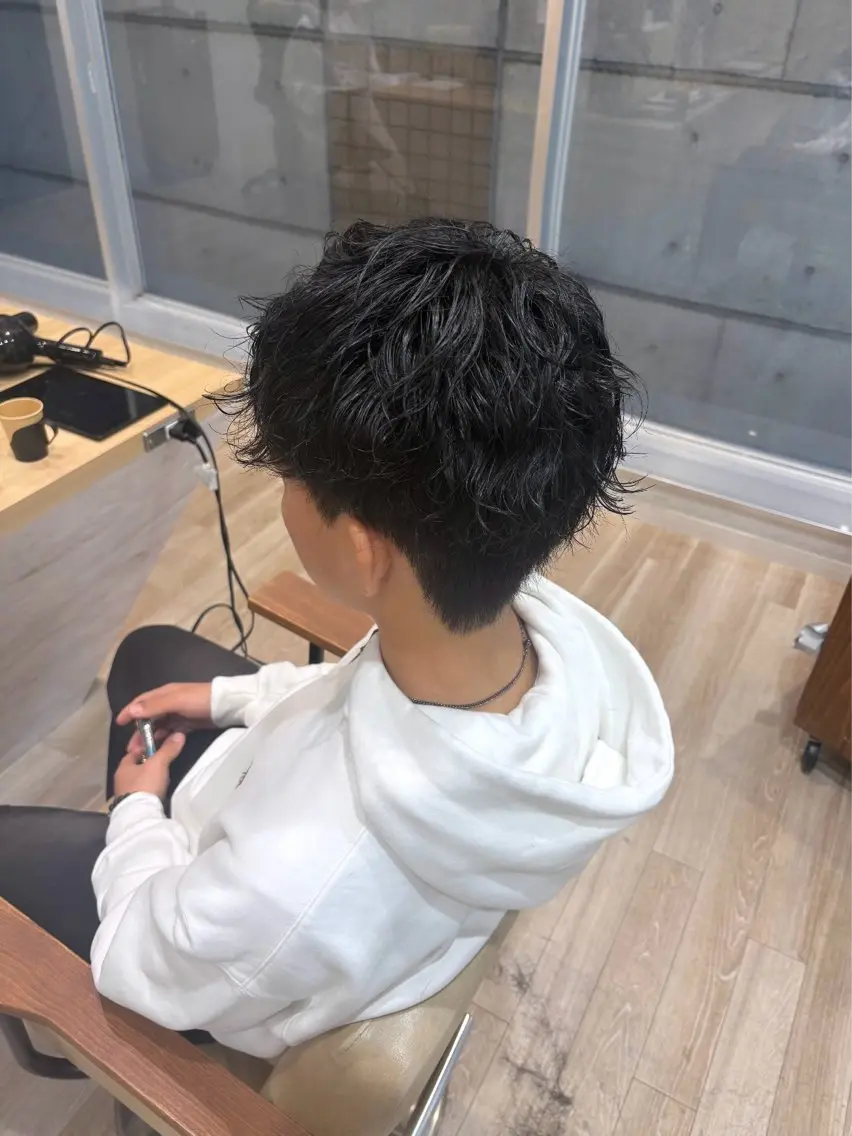 【メンズの方向け💫】カット+ツイストスパイラルパーマ+marbb(マイクロバブル)の写真