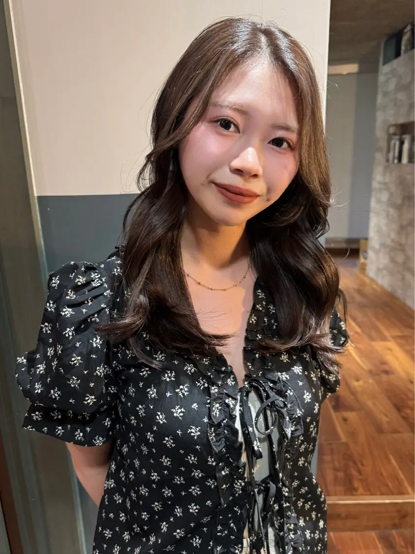 ロング カラー 似合わせカット カット ヘアカラー トリートメント mai / linoah˚✧のヘアスタイル