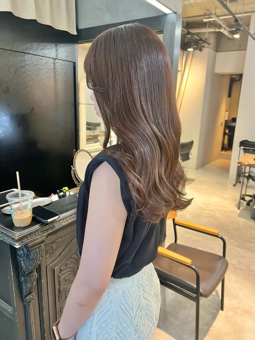 ロング ヘアカラー 透明感カラー/ 池袋/nana 🩰のヘアスタイル