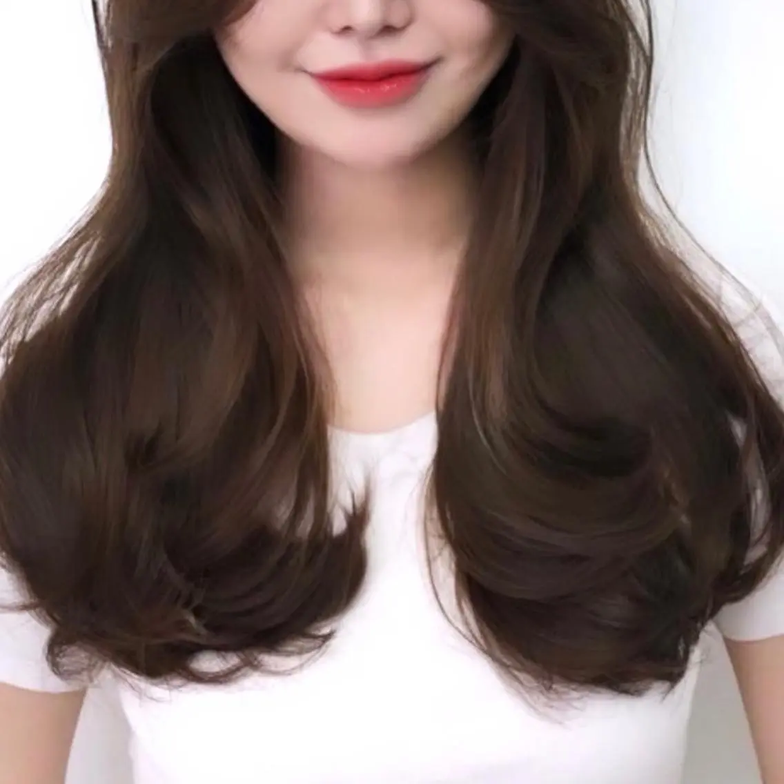 セミロング カット トリートメント 韓国くびれレイヤー 🇰🇷はづきのヘアスタイル