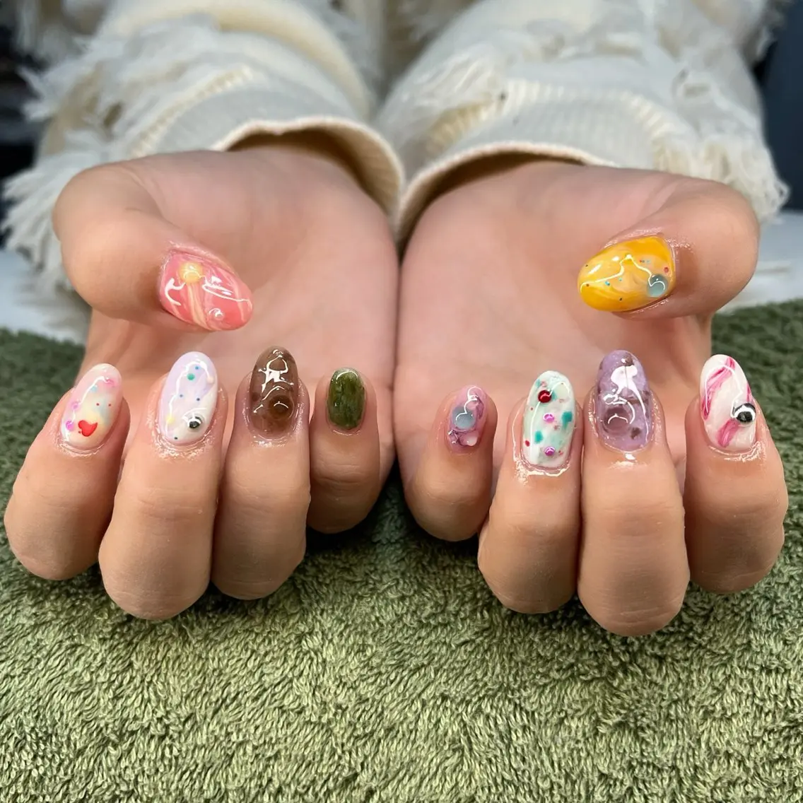 ネイル ハンドネイル フットネイル MHR nailのネイルデザイン