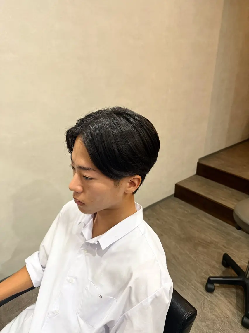 ショート メンズ センターパート メンズ韓国風 韓国風ヘア カット 山田 聖也のヘアスタイル