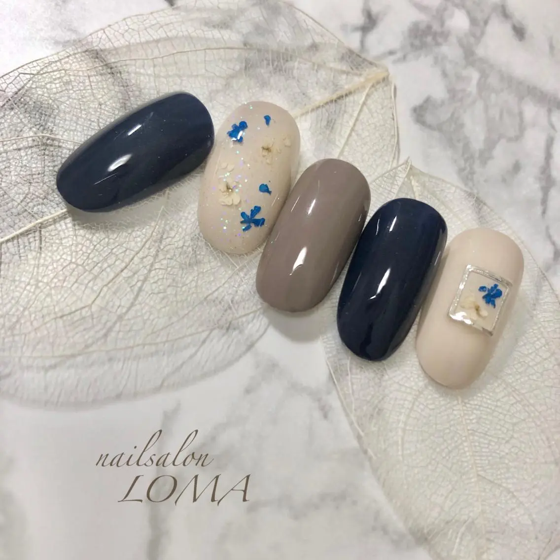 ネイル フラワーネイル m-nail 🌙minamiのネイルデザイン
